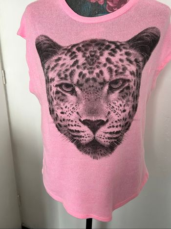 Tee-shirts Zara rose taille 38