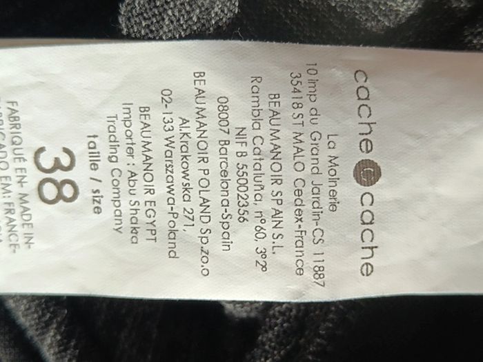 Robe noire "Cache cache" T.38 - photo numéro 17