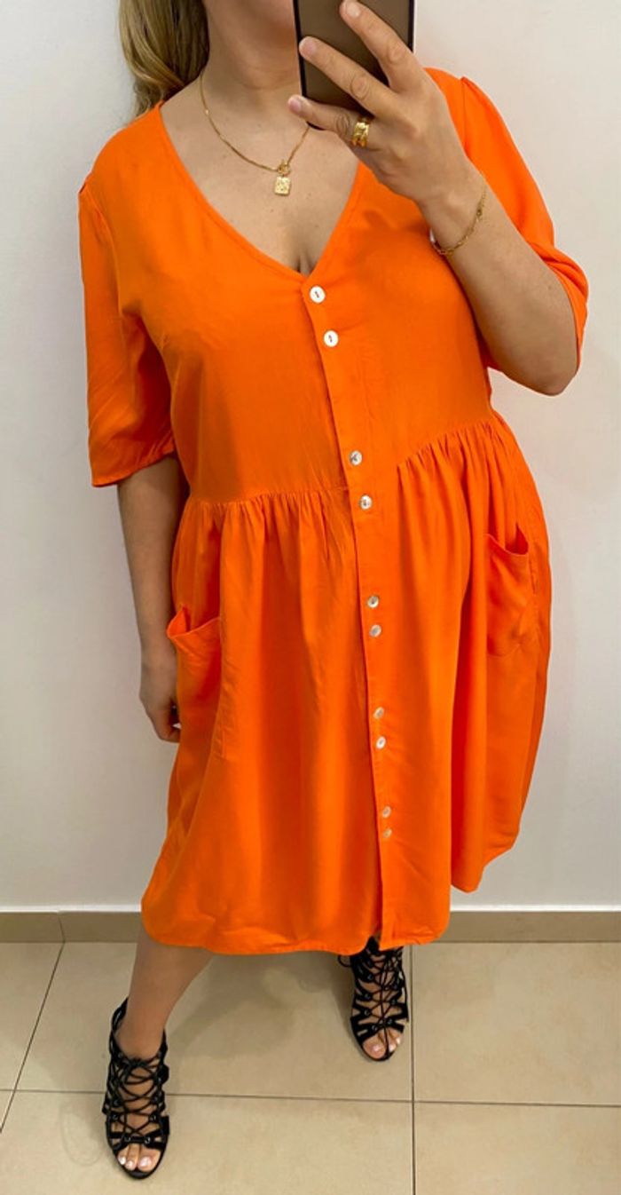 Jolie Robe D’été Kiabi Fluide Taille 40 - photo numéro 4