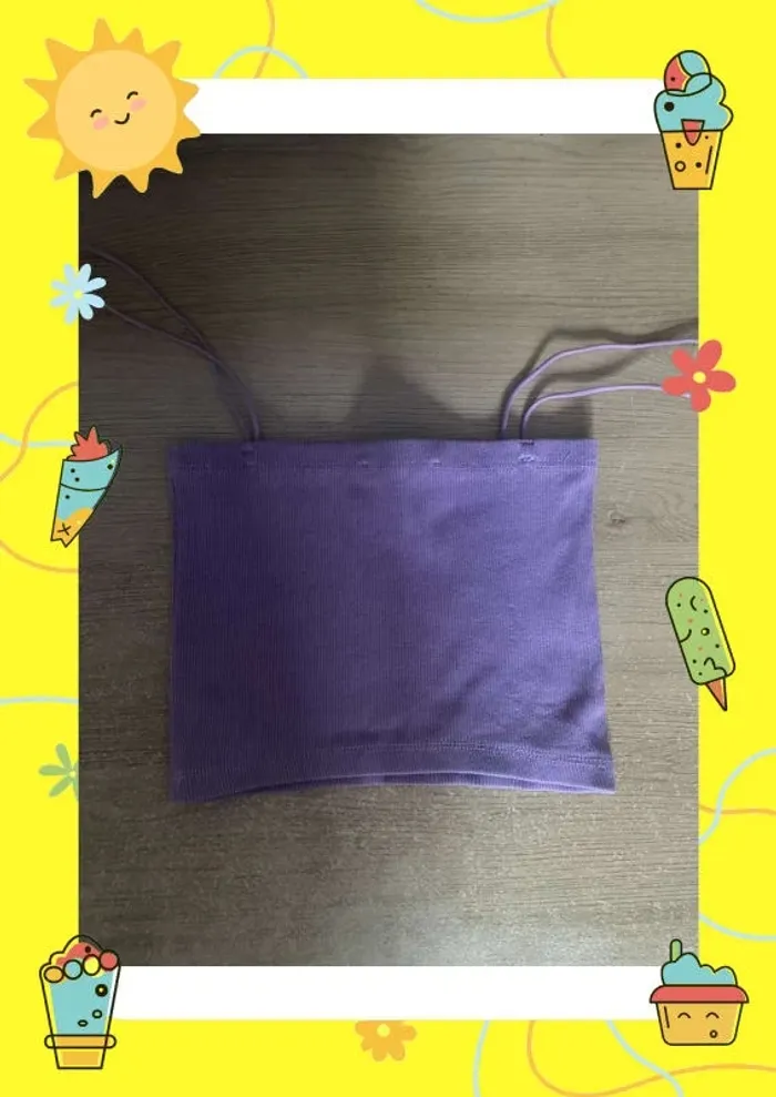 Top court violet zara s 36 - photo numéro 2