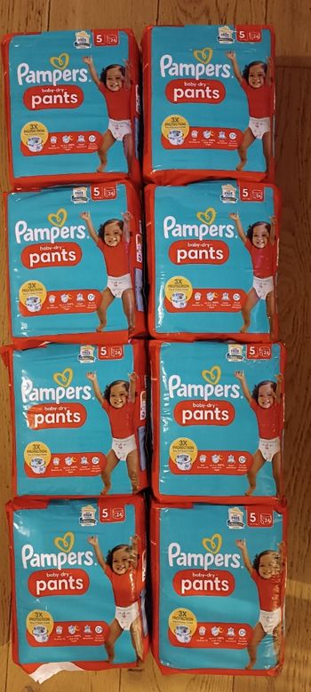 Couches culottes Pampers pants taille 5