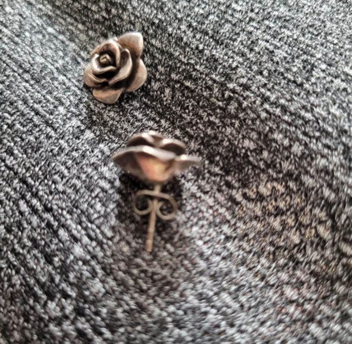 Boucles d'oreilles en argent - photo numéro 4