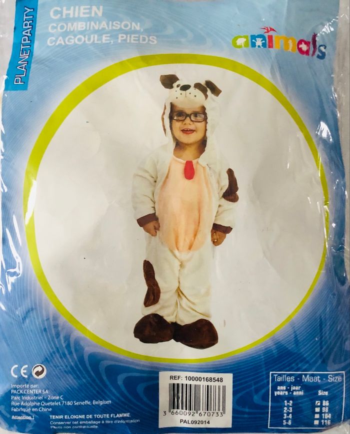 Déguisement chien neuf