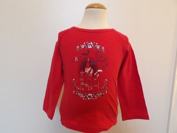 Tee shirt Rouge - 18 mois