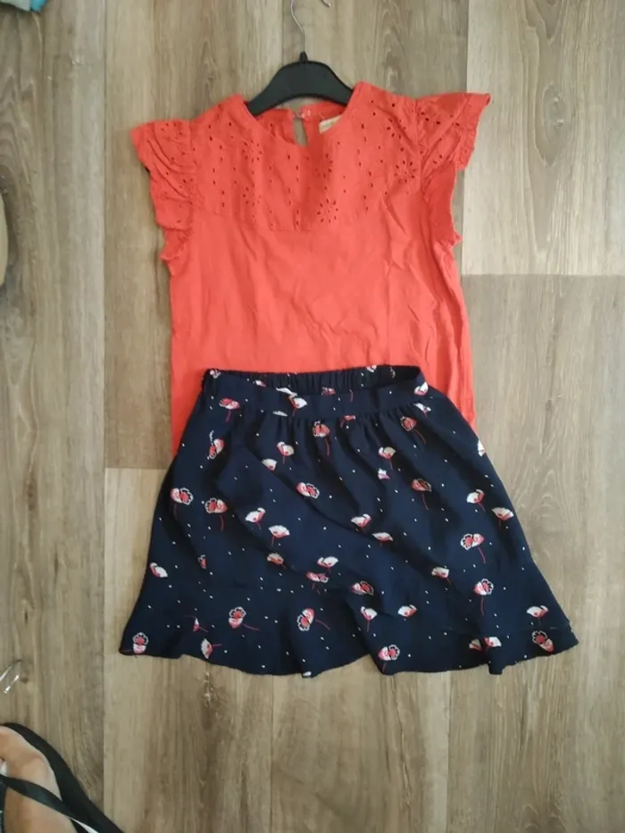 Lot jupe t-shirt