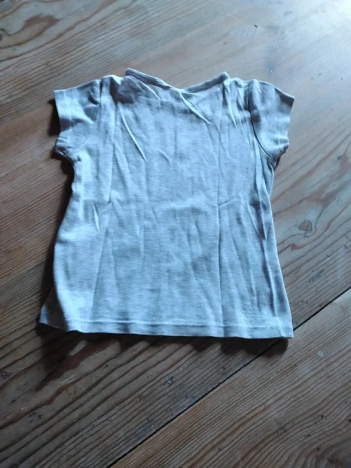 Tee Shirt Fille Okaïdi Taille 4 Ans - photo numéro 4