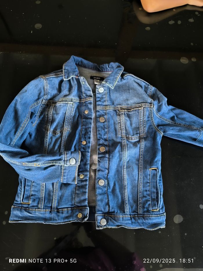 Veste en jeans et doudoune sans manche 6 ans garçon - photo numéro 3