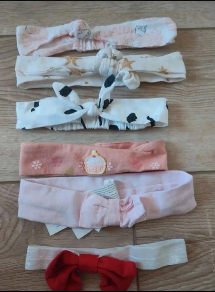 Lot de 6 bandeaux neufs