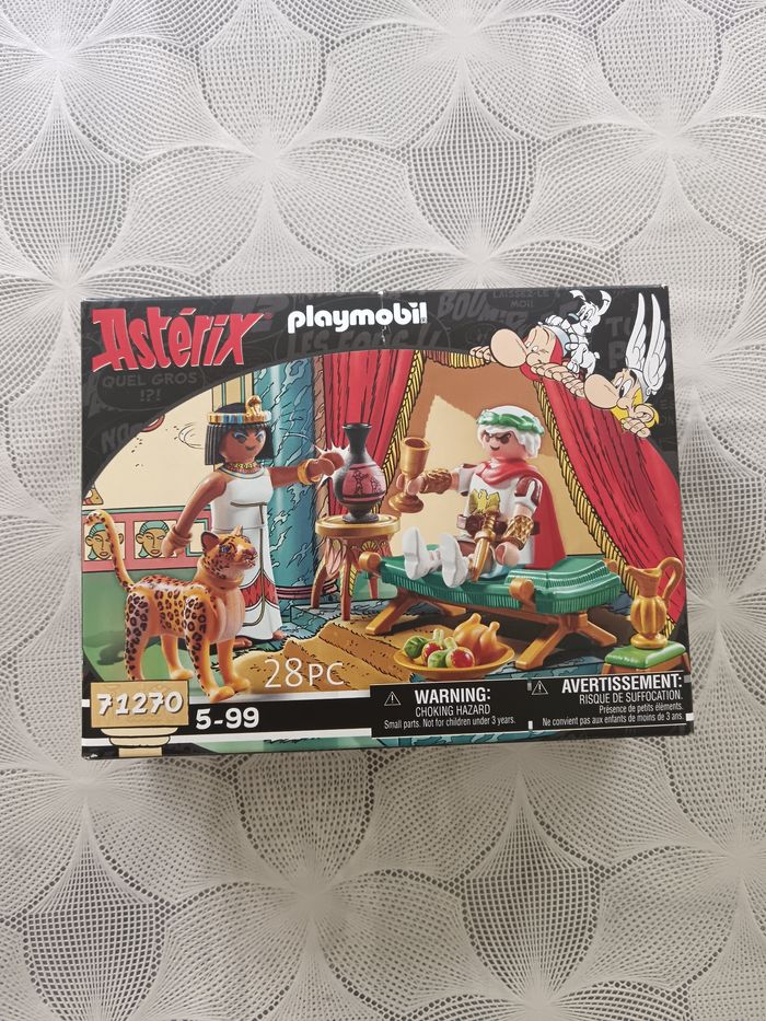 Playmobil cleopatre et Caesar
