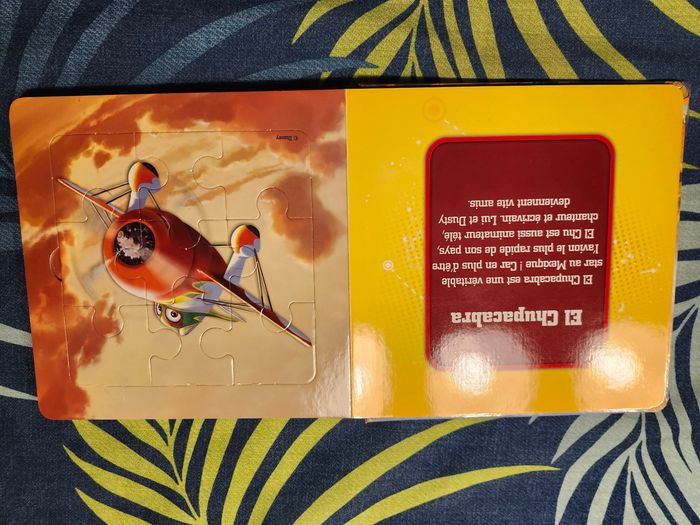 Livre mon petit livre puzzle planes disney enfant 5x9 pièces - photo numéro 5