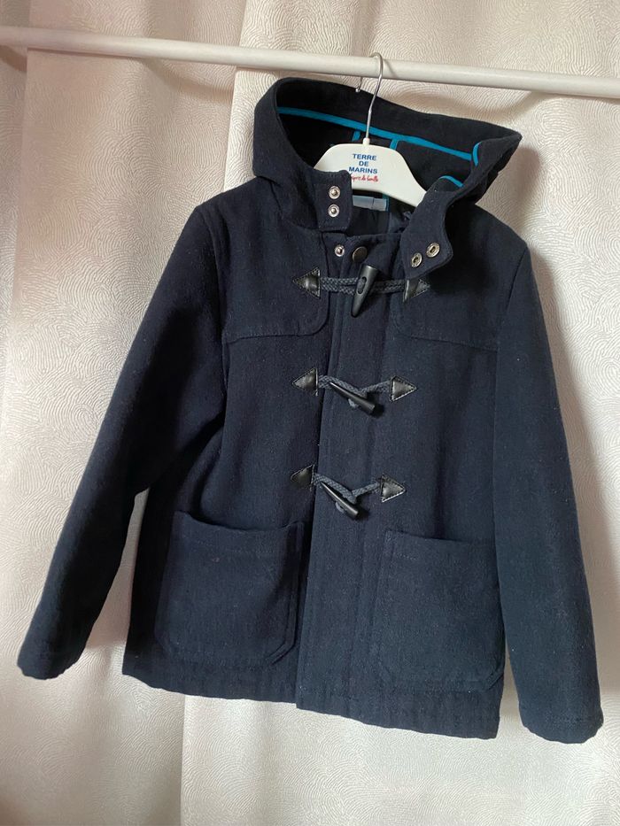 Manteau mi saison dufle coat bleu marine 6 ans kiabi