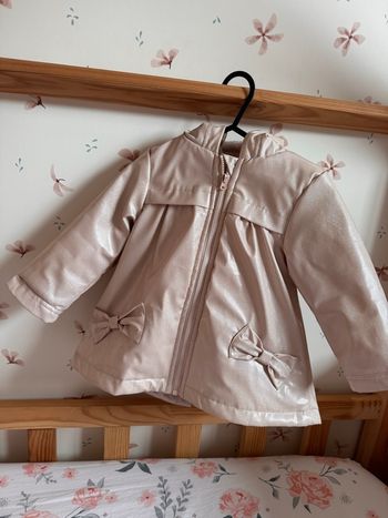 Manteau / parka / cire imperméable et à capuche à paillettes