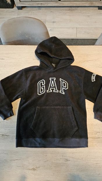 Pull à capuche noir à manches longues, Gap, taille M 7/8 (amércicain)mais grand