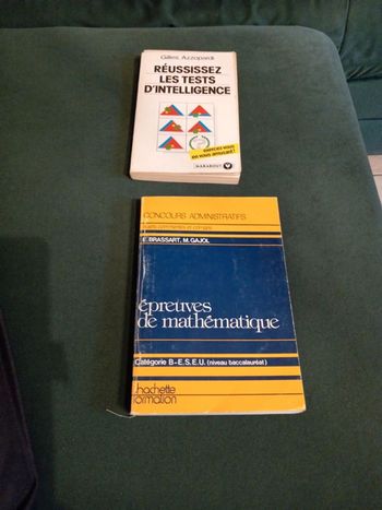 Lot de 2 livres préparation concours
