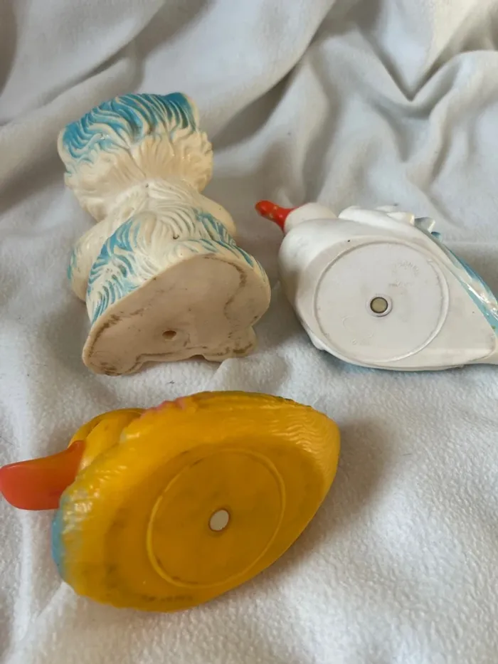 Lot de 3 pouet pouet anciens Delacoste – Made in France – jouets vintage - photo numéro 4