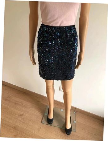 Jupe en velours et sequins neuve Molly Bracken taille M