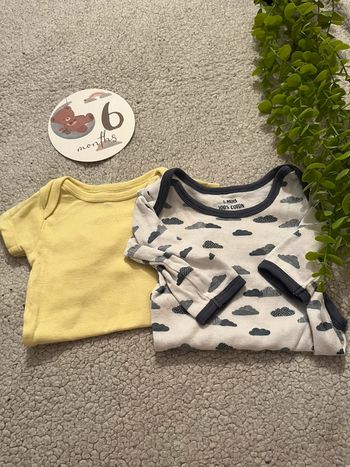 Lots de 2 bodeis pour bébé garçon