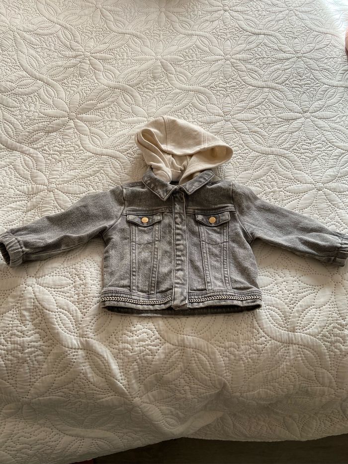 Blouson en jean à capuche - photo numéro 3