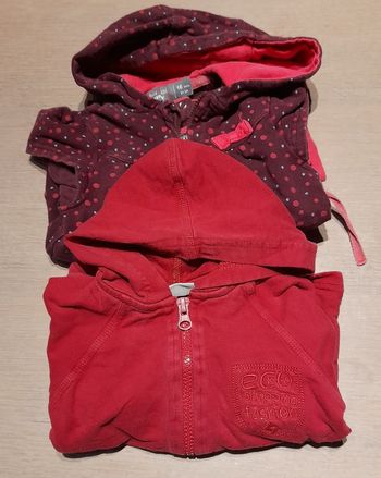 Lot de 2 joggings fille 80