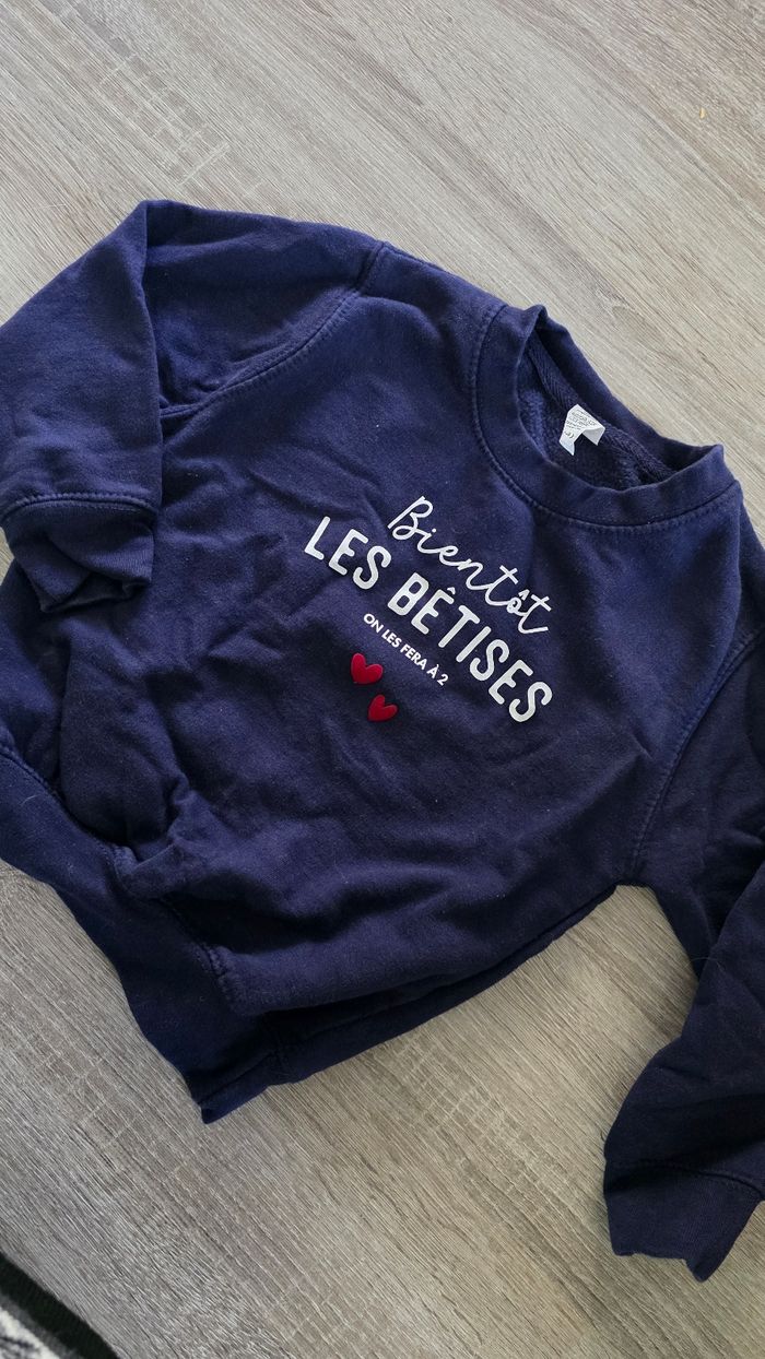 Pull annonce grossesse