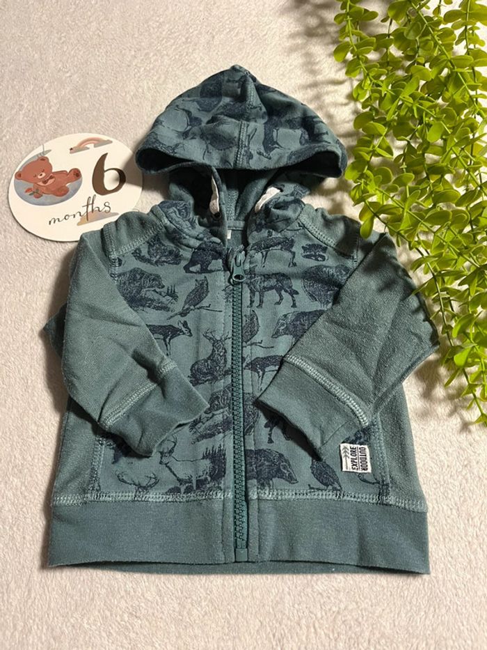 Très jolie veste à capuche pour bébé garçon