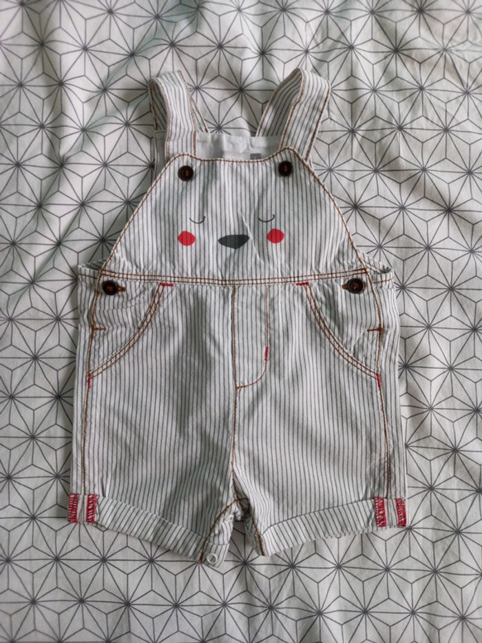 Ensemble 3 mois salopette T-shirt, Catimini - photo numéro 6