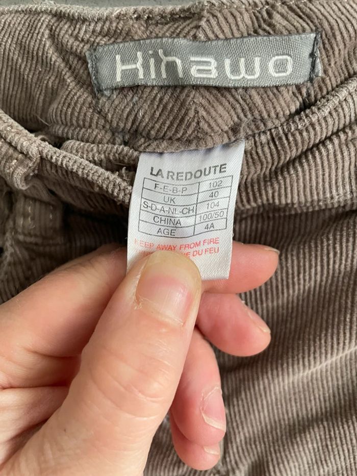 Pantalon la redoute taille 4 ans - photo numéro 3