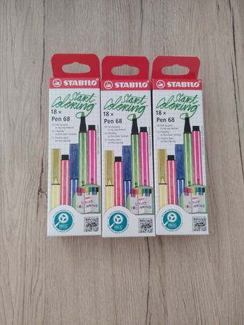 Feutres stabilo pen 68