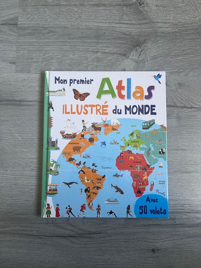 Livre enfant « mon premier atlas illustré du monde »