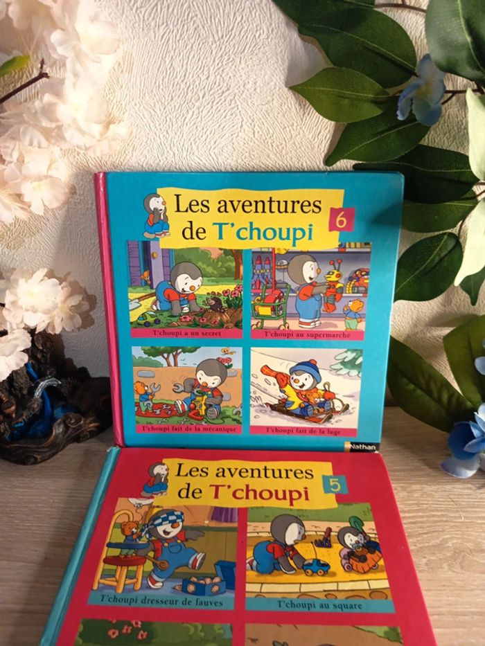 Lot de 2 livres - Les aventures de T'choupi - Tome 5 & 6 - photo numéro 2