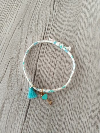 Bracelet tissus liberty reglable