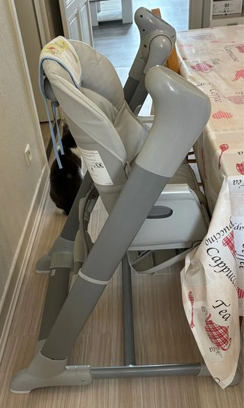 Chaise haute bébé, transat, balancelle : 3 en 1