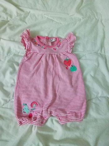 Grenouillère brodée ’