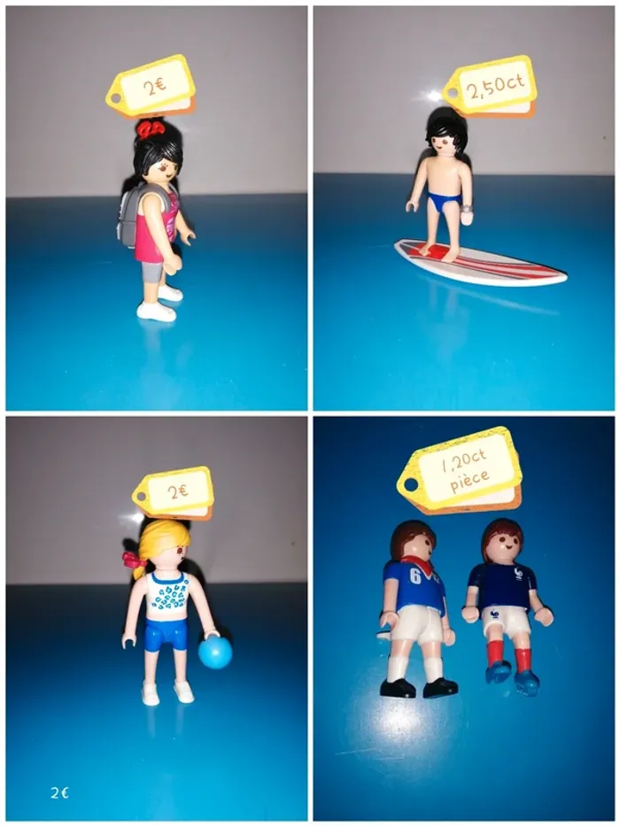 Thème* personnage & accessoires / surf - football - randonnée - voley