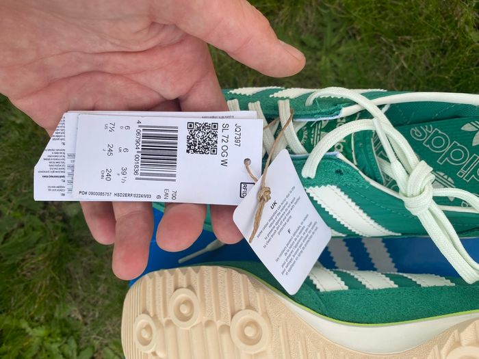 adidas Originals SL 72 Verte Femme (39   1/3) - photo numéro 6