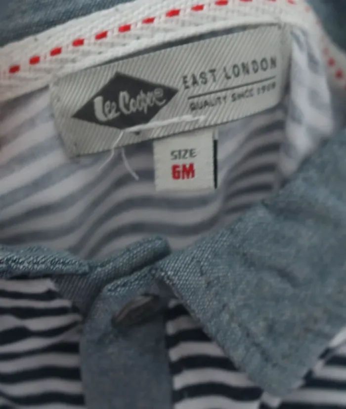Ensemble haut/salopette Lee Cooper et gilet Jacadi 6 mois - photo numéro 13
