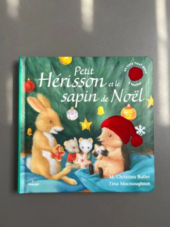 Livre petit hérisson et le Sapin de Noël