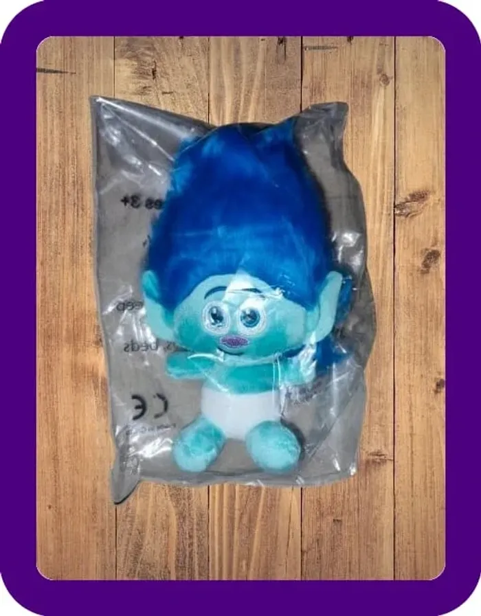 Peluche Trolls garçon 18 cm