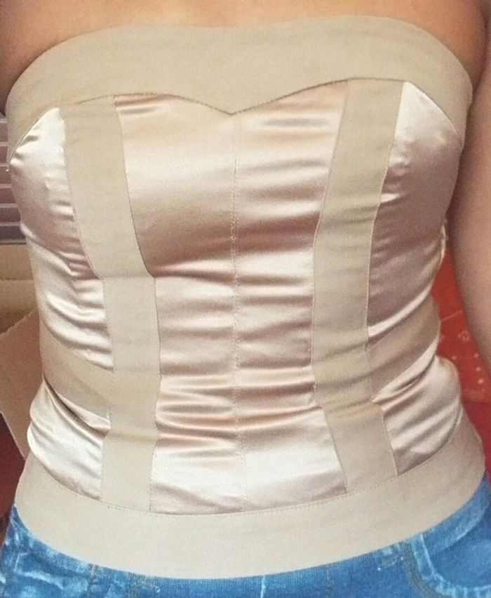 Bustier satiné