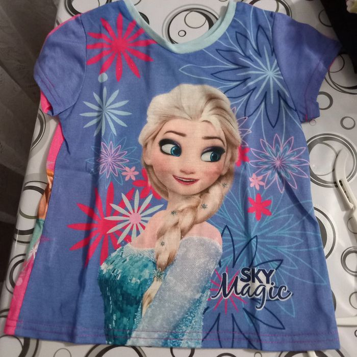 T-shirt fille reine des neiges
