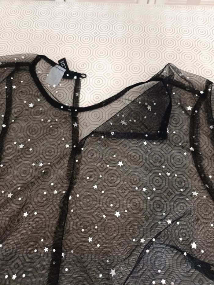 Chemise H&M T 38 noir - photo numéro 6