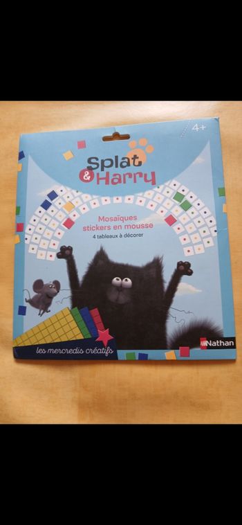 Mosaïque stickers en mousse spat&harry des 4 ans