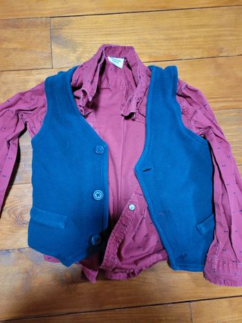 Chemise et veston 3 ans