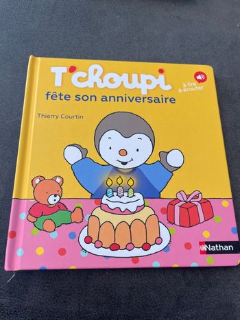 Livre bébé tchoupi t’choupi fête son anniversaire 