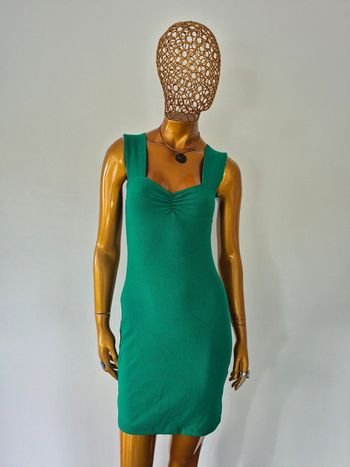Robe Courte Femme Verte