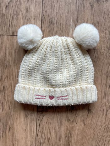 Bonnet bébé fille Kiabi taille 1-3 mois 