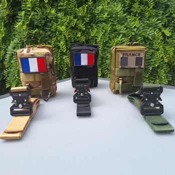 Pack tactique: 1 Ceinture + 1 sacoche + 1 patch #AlphaAventure