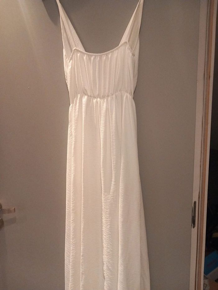 Robe fluide été S crème - photo numéro 5