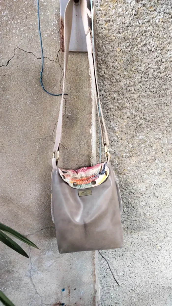 Sac à main multicolore Malice Paris - photo numéro 9