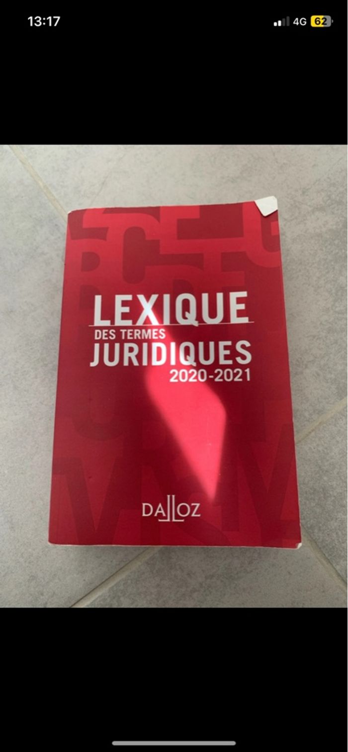 Lexique des termes juridiques